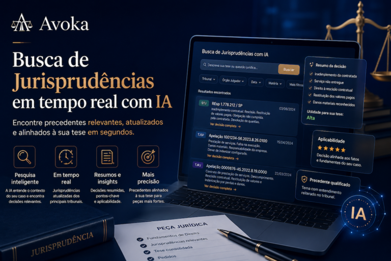 Busca de jurisprudência em tempo real com IA: como encontrar precedentes relevantes para fortalecer suas peças